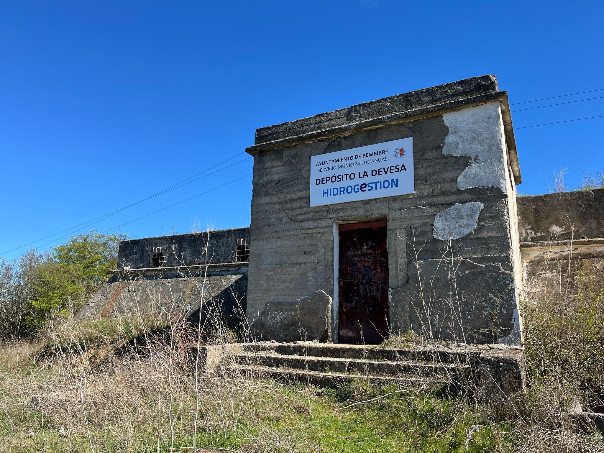 Depósito del agua en Bembibre.