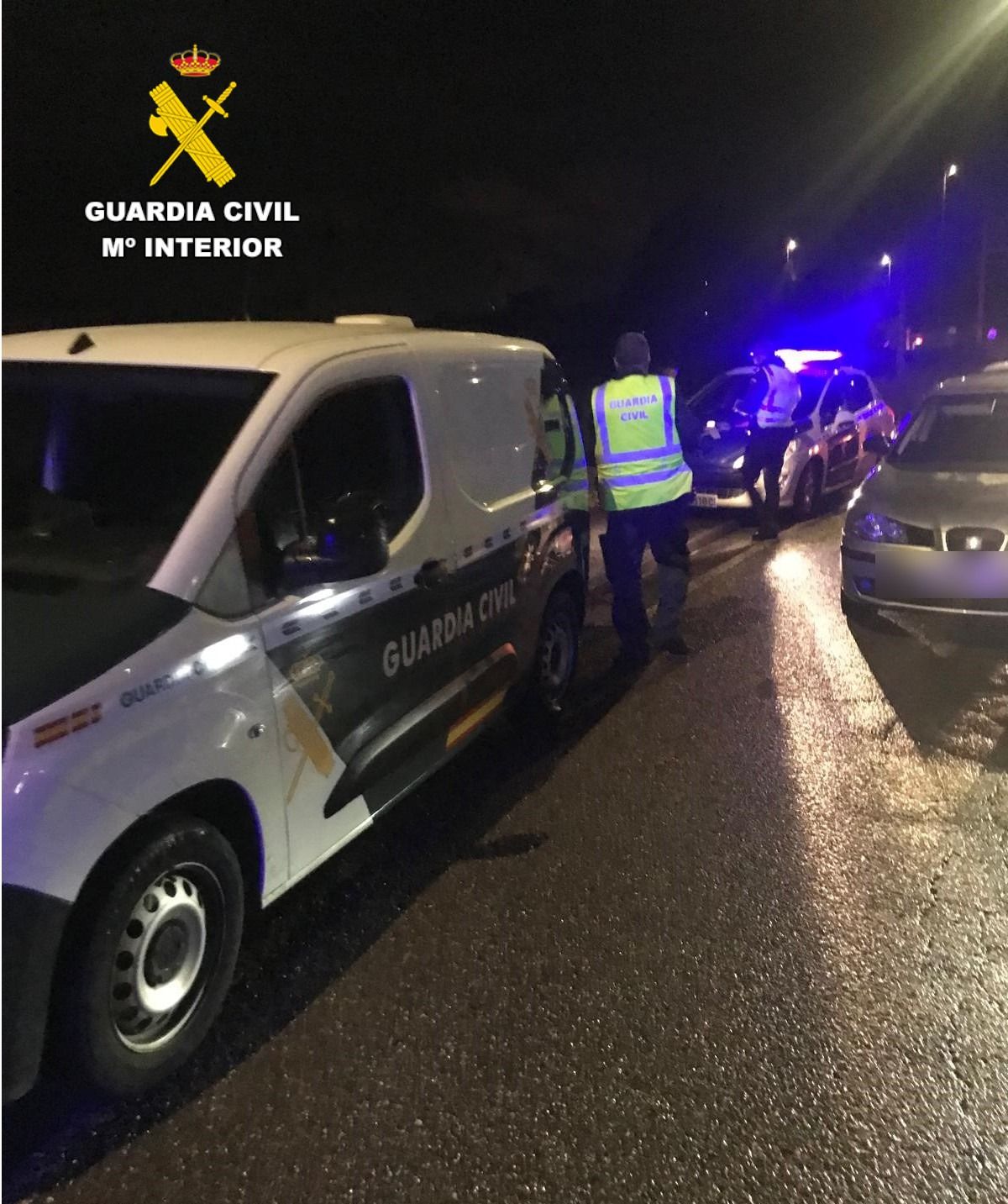 Operativo desplegado por la Guardia Civil.